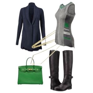 Cabi Trident Crew Neck Sleeveless Sweater Tank Top